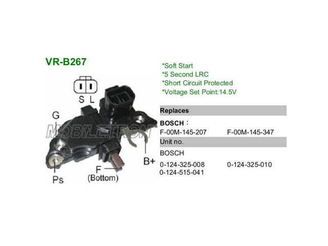Реле регулятор генератора VR-B267