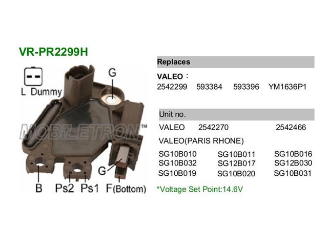 Реле регулятор генератора VR-PR2299H