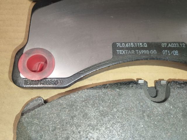 95535193962 PORSCHE Колодки тормозные передние дисковые купить в Украина