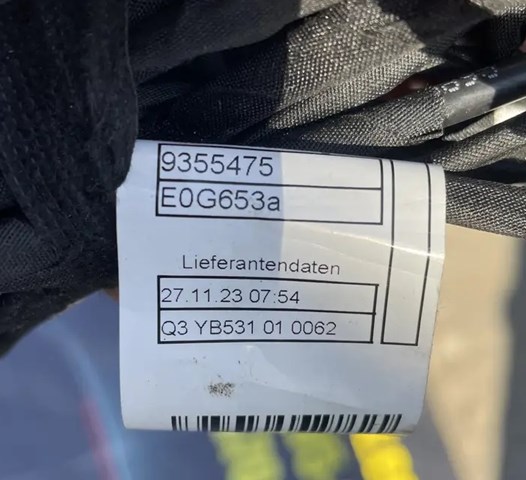 61129355468 BMW Кабель (провод) парктроника бампера переднего купить в Полтава