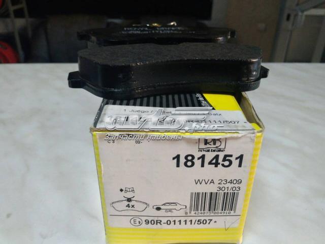 Колодки передние 181451 ICER