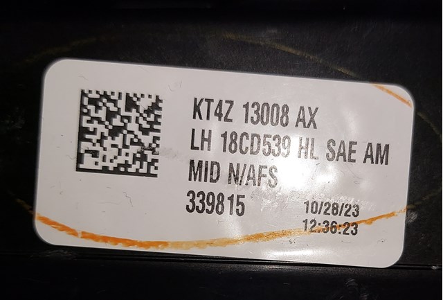 KT4Z13008AX FORD Фара правая купить в Тернополь