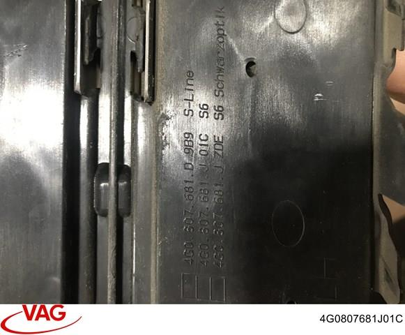 4G0807681J01C Заглушка (решетка) противотуманных фар бампера переднего левая купить Запорожье