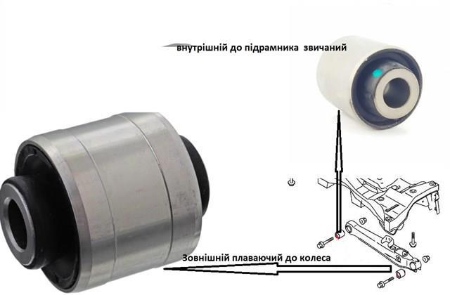 48012 Рычаг задней подвески нижний левый/правый купить Черновцы