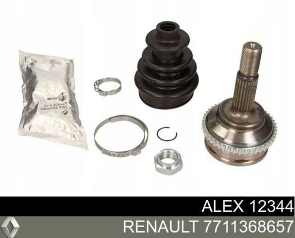 RENAULT 7711368657 Правая полуось в наличии Николаев