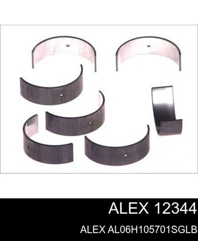 ALEX AL06H105701SGLB Вкладыши коленвала шатунные, комплект, стандарт (STD) в наличии Ирпень