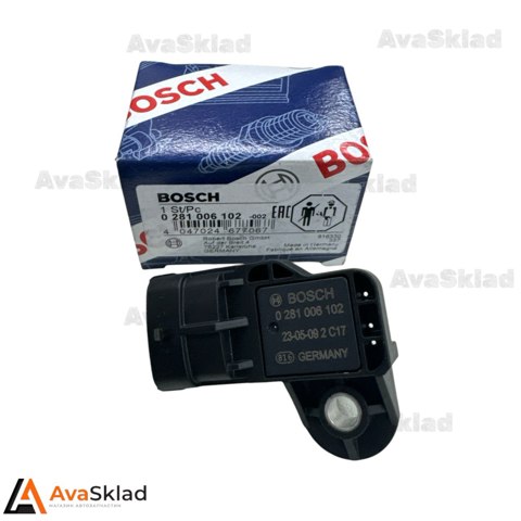 Датчик абсолютного давления в коллекторе 0281006102 BOSCH