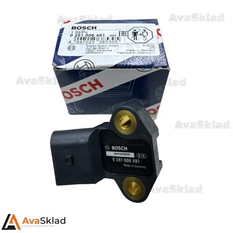 0281006481 BOSCH Датчик давления наддува купить в Сумы