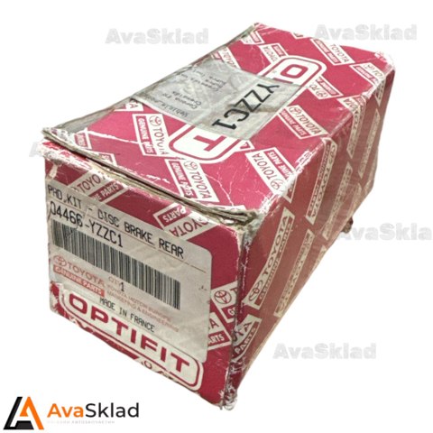 Задние колодки 04466YZZC1 TOYOTA