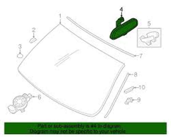 Салонное зеркало заднего вида 51169345383 BMW