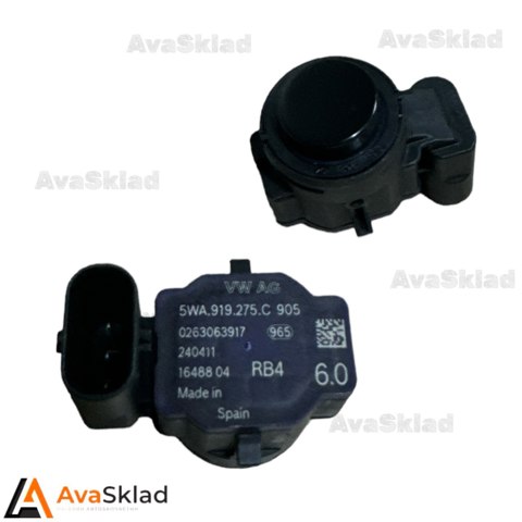 Датчик сигнализации парковки (парктроник), задний 5WA919275C905 VAG