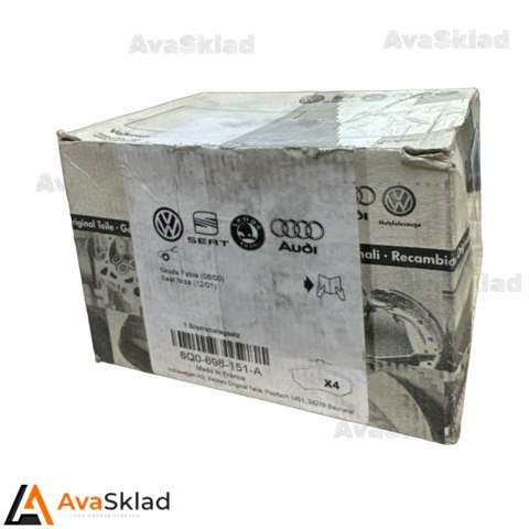 Колодки тормозные 6Q0698151A VAG