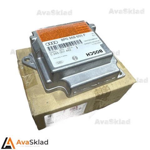 Модуль-процессор управления подушкой безопасности (ЭБУ AIRBAG) 8P0959655F VAG