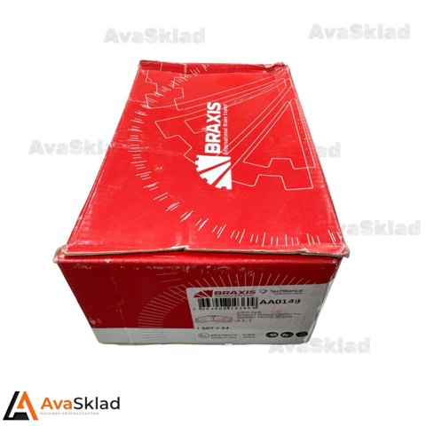 Колодки на тормоз задний дисковый AA0149 BRAXIS