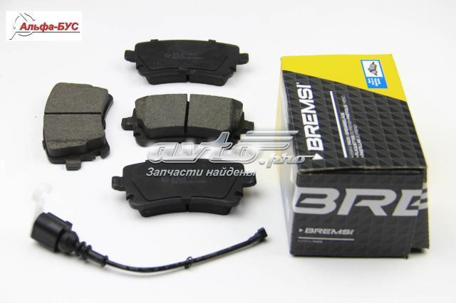 Комплект задних колодок BP3140 BREMSI