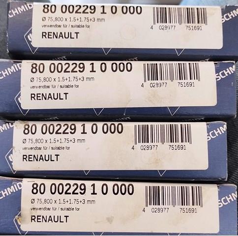 KOLBENSCHMIDT 800022910000 Комплект поршневых колец на 1 цилиндр, стандарт в наличии Харьков