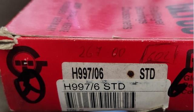 H9976STD Вкладыши коленвала коренные, комплект, стандарт (STD) купить Житомир