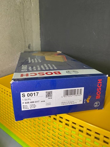 BOSCH F026400017 Воздушный фильтр в наличии Тернополь