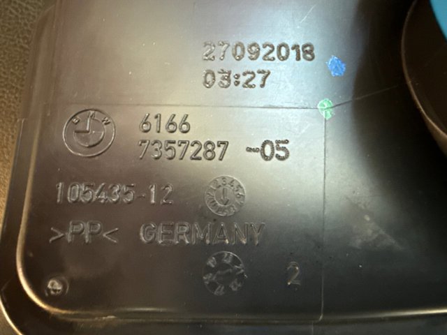 BMW 61667357287 Горловина бачка омывателя в наличии Украина