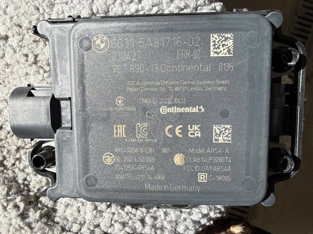 66315A81716 BMW Радарный датчик дистанции купить в Львов