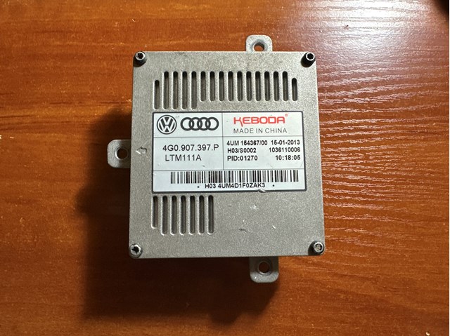Блок розжига, ксенон 4G0907397P VAG
