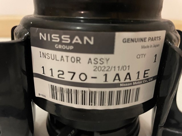 NISSAN 112701AA1E Подушка (опора) двигателя передняя в наличии Николаев