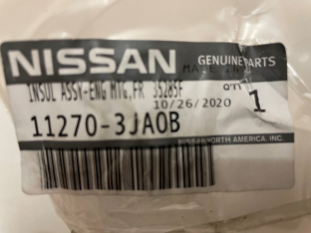 112703JA0B NISSAN Подушка (опора) двигателя передняя купить в Черкассы