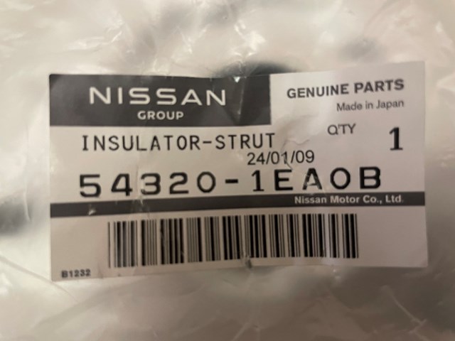 543201EA0B NISSAN Опора амортизатора переднего купить в Винница