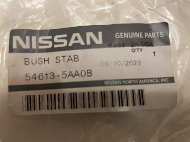 546135AA0B NISSAN Втулка стабилизатора переднего купить в Житомир