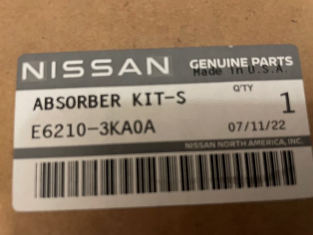 NISSAN E62103KA0A Амортизатор задний в наличии Запорожье