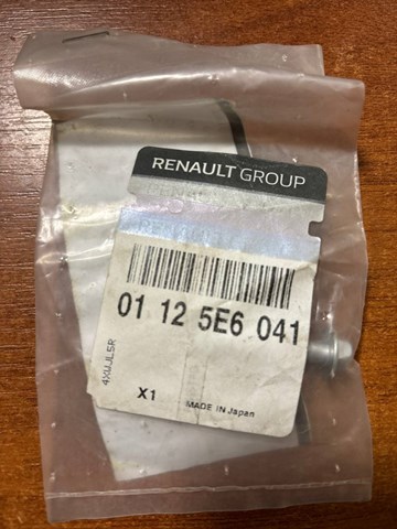 01125E6041 RENAULT Болт натяжителя цепи ГРМ купить в Ирпень
