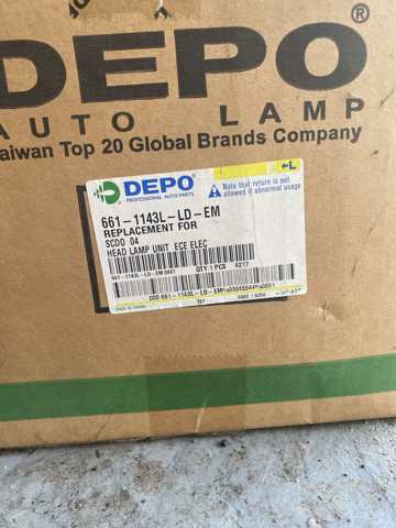 DEPO 6611143LLDEM Левая фара в наличии Павлоград