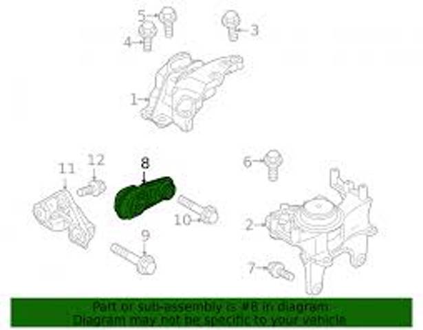 Подушка двигателя 1092A298 MITSUBISHI