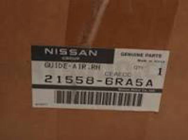 NISSAN 215586RA5A Воздуховод (дефлектор) радиатора правый в наличии Черкассы