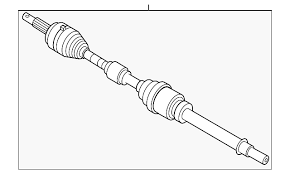 Полуось передняя левая 391016RY5A NISSAN