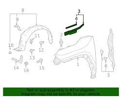5338842040 TOYOTA Накладка крыла переднего правого купить в Черкассы