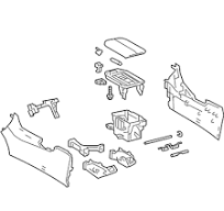 Консоль центральная панели управления 588100R020C0 TOYOTA