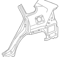 Крыло заднее правое 616010R220 TOYOTA