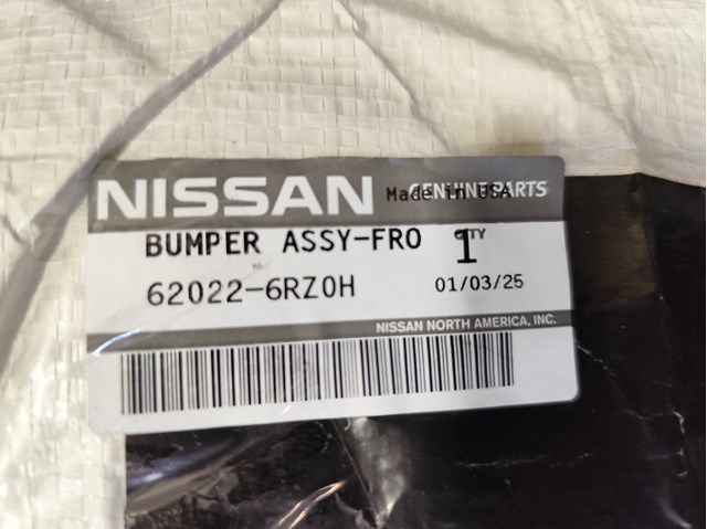 NISSAN 620226RZ0H Передний бампер в наличии Хмельницкий