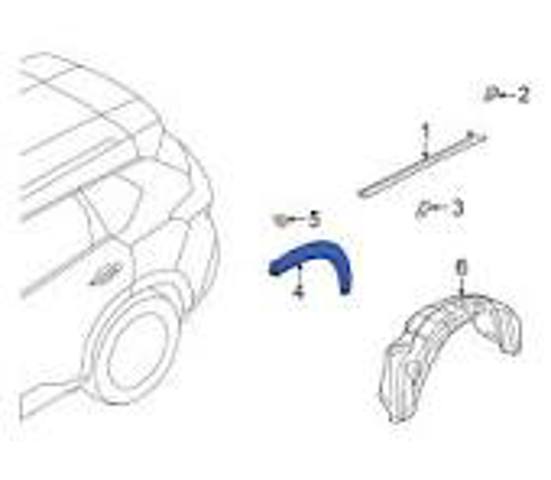 Расширитель заднего крыла, правый 788606RR0A NISSAN