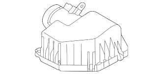 Корпус воздушного фильтра, верхняя часть AX000034 MITSUBISHI