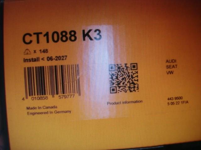 CT1088K3 Комплект ГРМ купить Винница