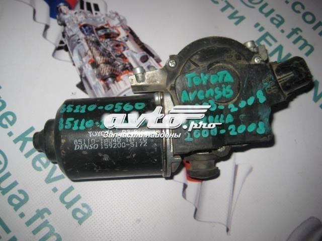 851101A040 TOYOTA Мотор стеклоочистителя лобового стекла купить в Полтава