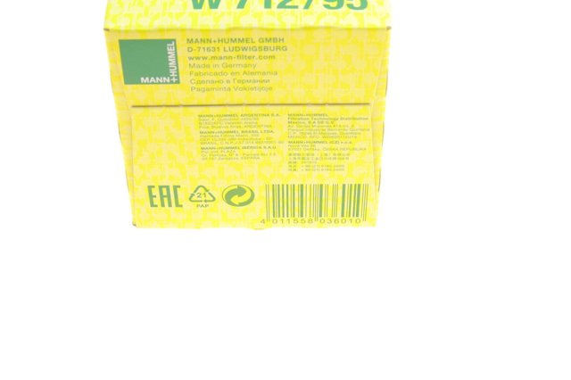 MANN W71295 Фильтр масляный в наличии Черкассы