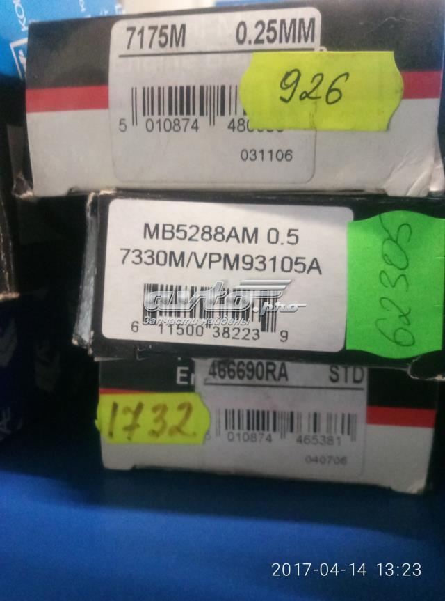 466690RA FEDERAL MOGUL Вкладыши коленвала шатунные, комплект, стандарт (STD) купить в Черновцы