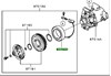 Катушка електромагнітна муфти компресора кондиціонера mitsubishi pajero sport 7813A772