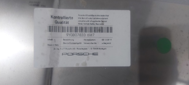 9Y08078336M7 PORSCHE купить в Украина