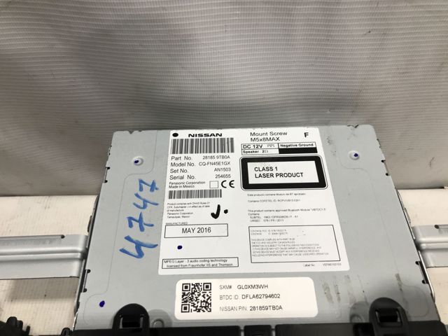 281859TB0A NISSAN Магнитола купить в Ровно