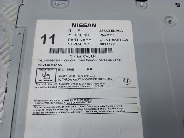 NISSAN 283305NA0A в наличии Харьков