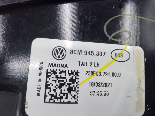 3CM945307 VAG Фонарь задний левый внутренний купить в Каменское